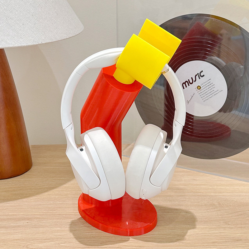 Lego Style Internet Celebrity Lego Headphone Holder Headset Hanger Accessories Creative Computer Desktop Ornaments Storage Rack