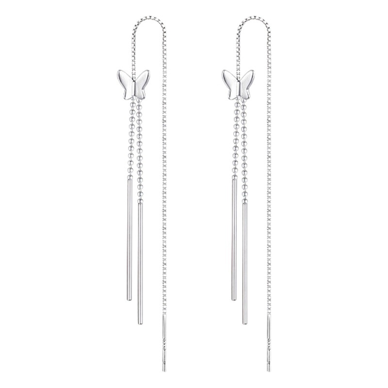 Pendientes largos de borla de mariposa pendientes de diseño de alta gama para mujeres 2023 nuevos pendientes de moda pendientes de lujo ligeros