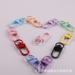 New zinc alloy lock acrylic accessories mobile phone pendant DIY handmade beaded jewelry accessories material