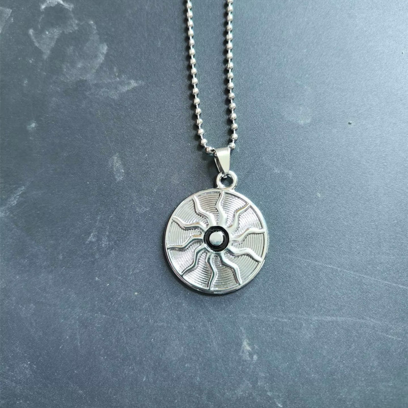 Sun Flame Necklace Personalized Pendant For Men And Women_voghion.com