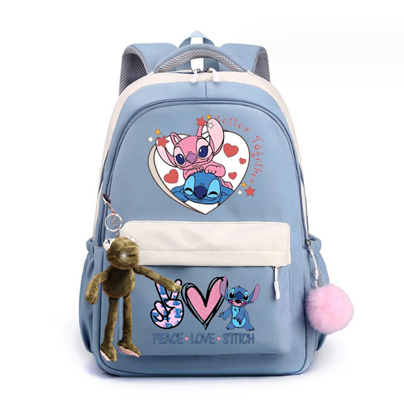 2024 encantador patrón de dibujos animados Stevie / Boy mochila escolar mochila de moda casual para hombres y mujeres