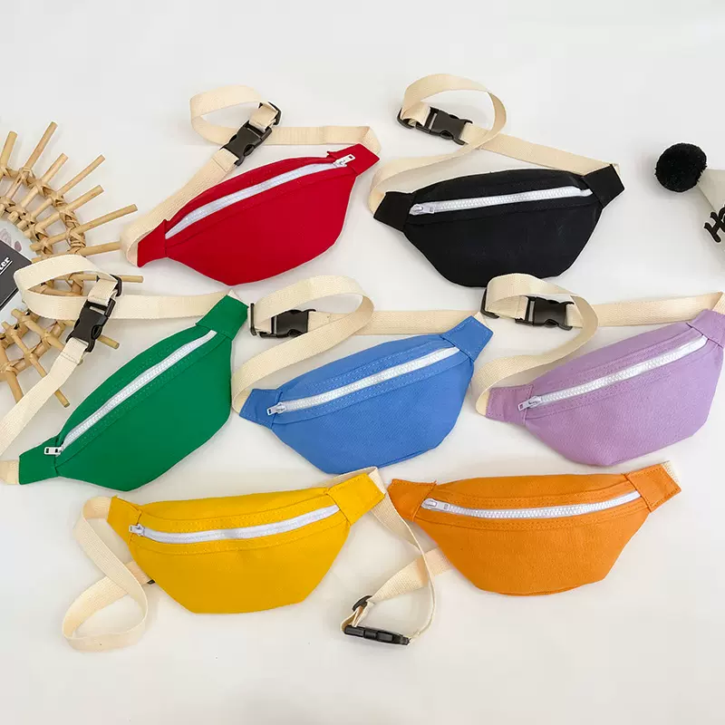 韩版儿童包包2020新款休闲腰包女童单肩包时尚男童宝宝斜挎胸包