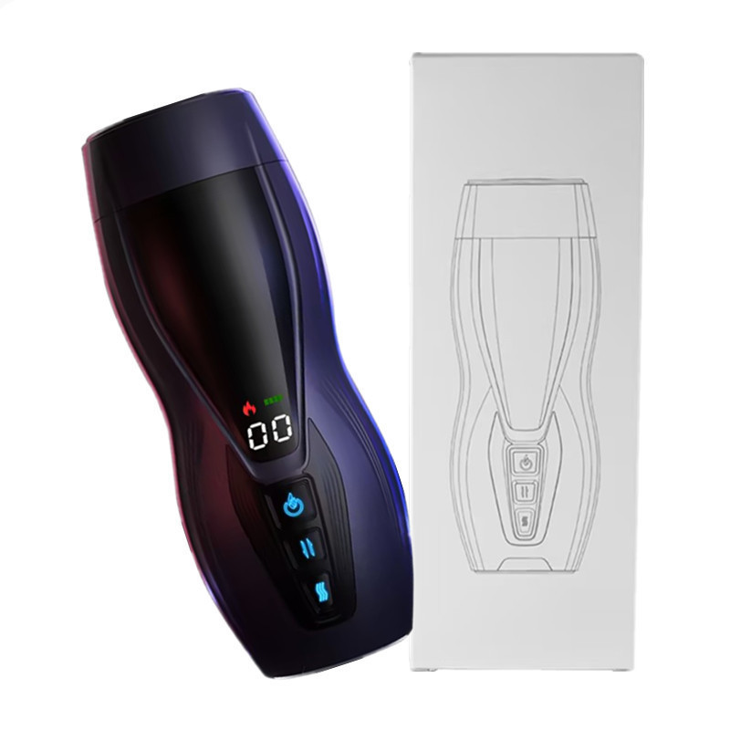 Masturbador Masculino Digital con Vibración y Succión, Simulación de Canal, Modelo Ideal Storm Aircraft Cup, Productos para Adultos al por Mayor