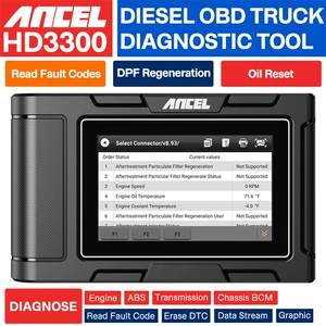 ANCEL HD3300 Amerika Dizel Yük Maşını Diaqnostika Aləti, Kod Oxuma, DPF Regenerasiyası