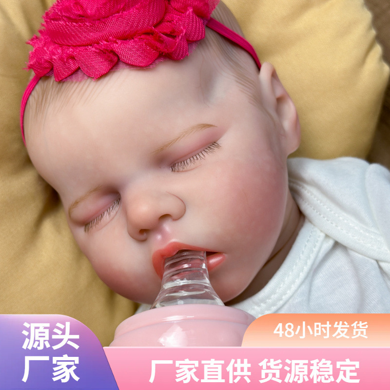 Muñeca visible TW pesada seda de sangre vena INA pulgada simulación transfronteriza fuente muñeca pintada a mano 18 bebés