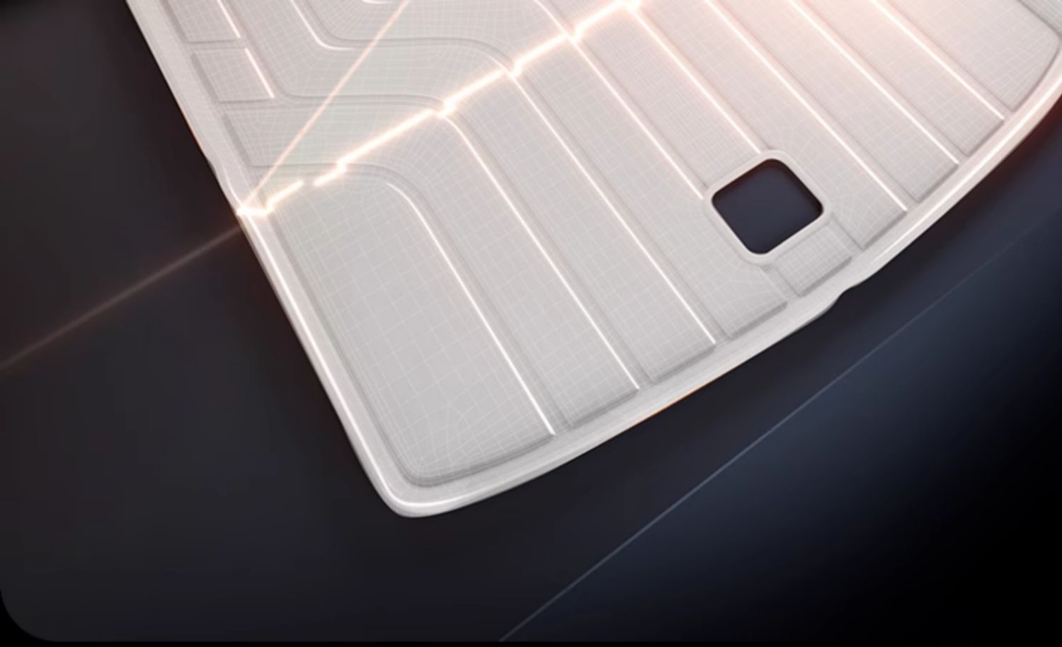 Suitable for Zeekr 7X Trunk Mat Tpe 2025 Model Car Interior Trunk Mat Modification Decorative Accessories Foot Mat Supplies