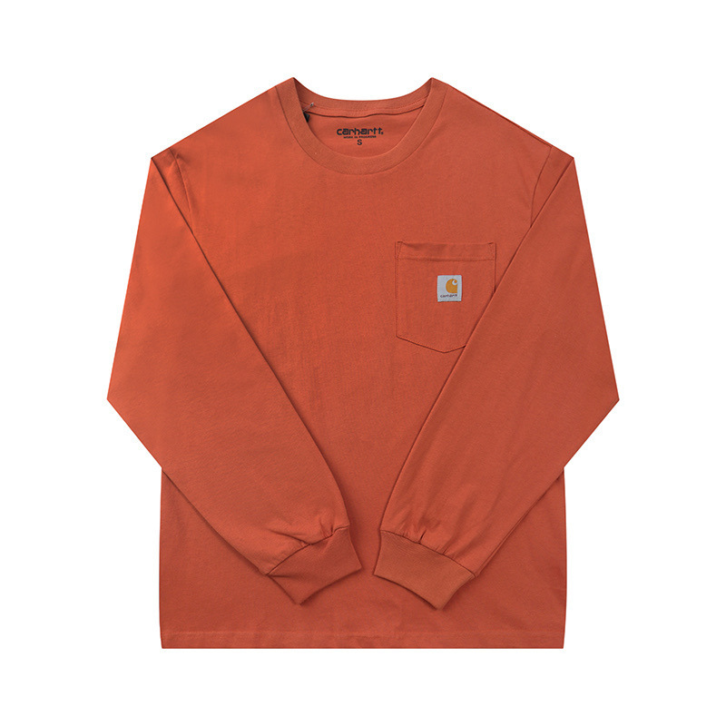 Carharttカハートk87小標純色工装ポケット半袖男女潮牌ゆるい丸首カップルtシャツ|undefined
