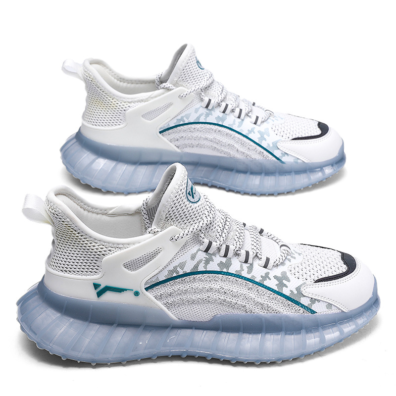 Åndbare løbesko til mænd med selvlysende effekt_voghion.com