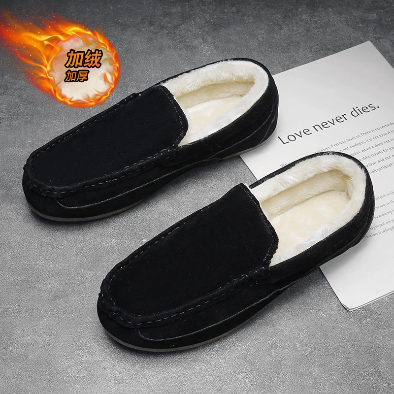 Старый пекинский мужской зимний бархат утолщает и теплая