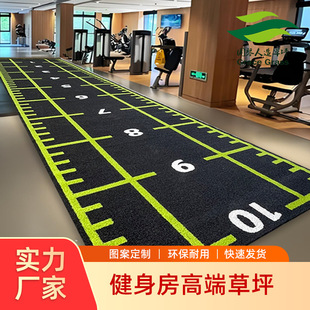 Gym Lawn Scale Grass Black Blue Green Pattern Grass Artificial Artificial Turf Flame Retardant Environmentally Friendly Carpet Floor Mat