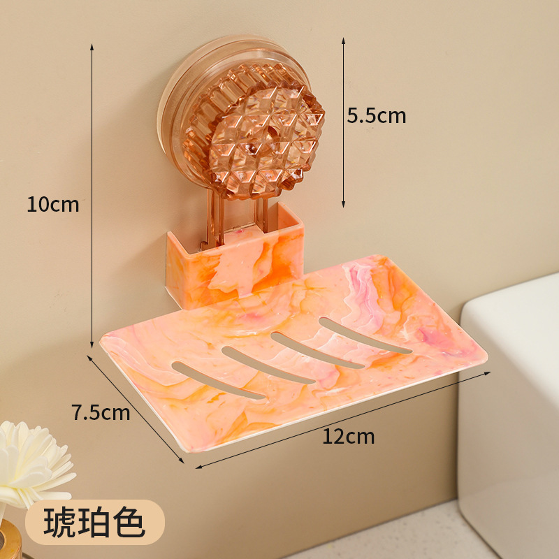 家用肥皂盒欧式复古浴室置物架卫生间卫浴免打孔家用架收纳肥皂盒|undefined