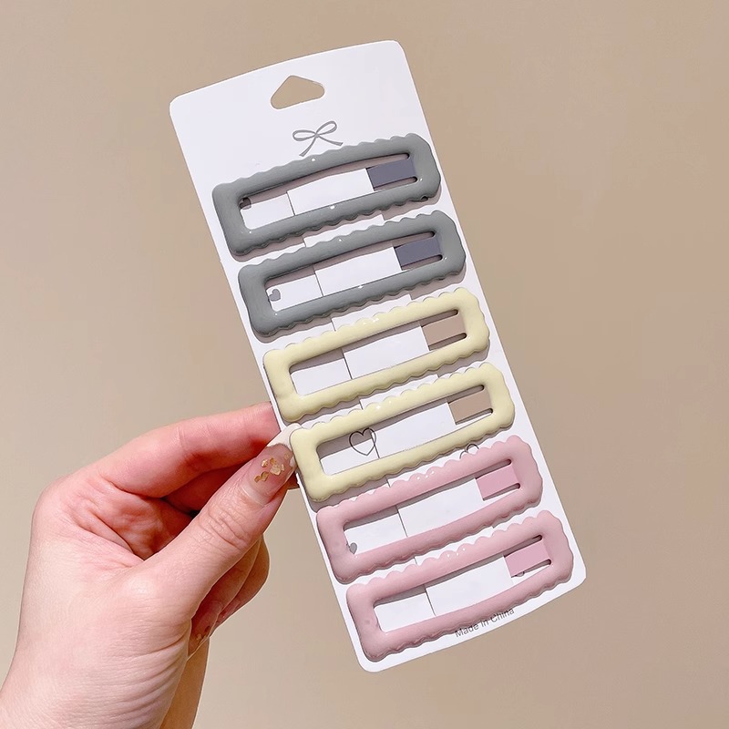 Pinza bb de color dopamina para niños cabello roto estrella de cinco puntas horquilla para niñas que no lastima el cabello, pinza para el cabello con flequillo para bebés, accesorios para el cabello lindos