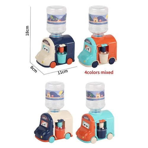 Children's water dispenser play house toy fun press water dispenser simulation educational beverage machine boy and girl juice machine