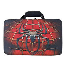 跨境 蜘蛛侠PS5 slim收纳包游戏主机配件包EVA防摔硬壳手提斜挎箱