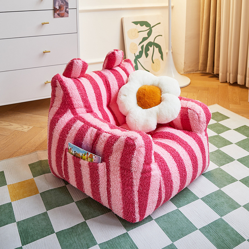 Lazy Small Sofa Cute Bear Sofa Chair Girls Bedroom Tatami Seat Children Bean Bag Floor Sofa Cushion