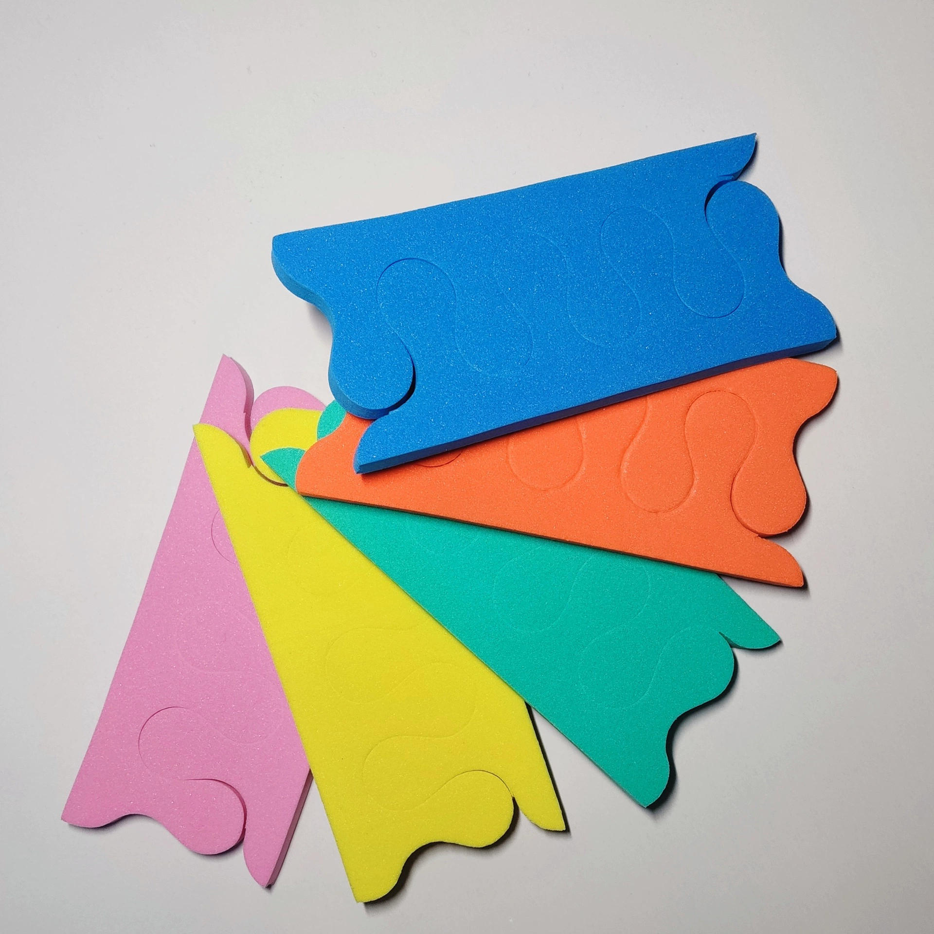 Трансграничный одноразовый разделитель пальцев пальцев пальцы пальцы ноги разноцветный разделитель пальцев