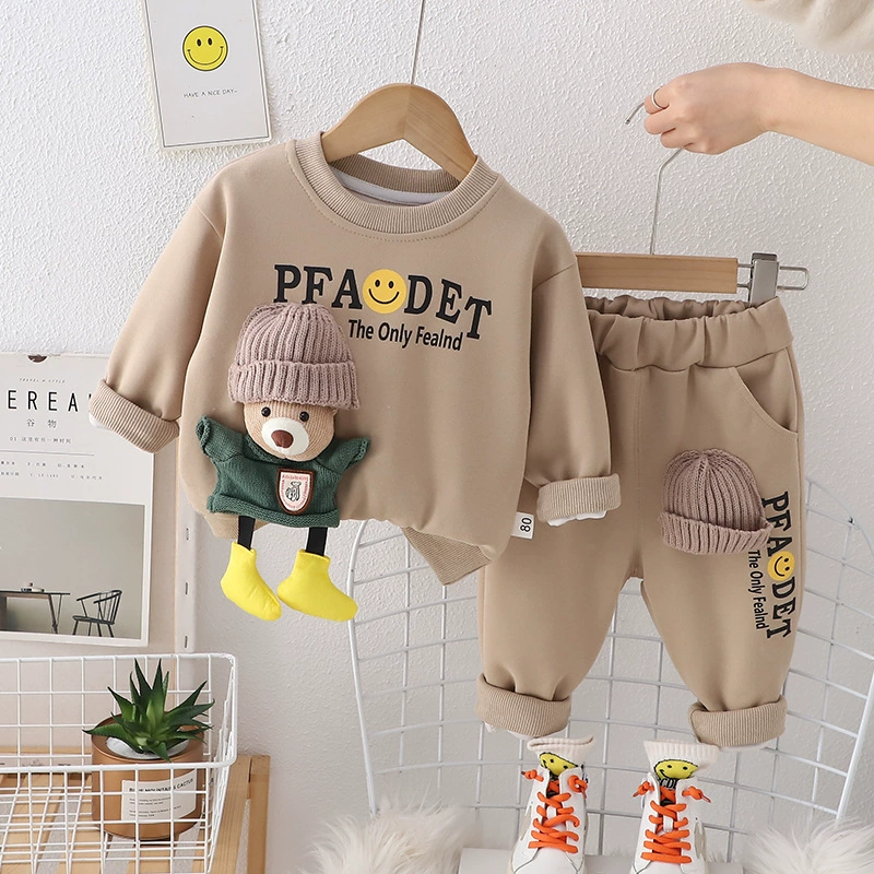 Детские лонгсливы, комплект, весна-лето одежда, толстовка, 1–5 лет, с рукавом