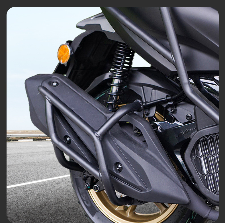 Suitable for Southern Flying Shark 150 Scooter Bumper Exhaust Bar, Front and Rear Full Surround Protective Bar Modification Parts