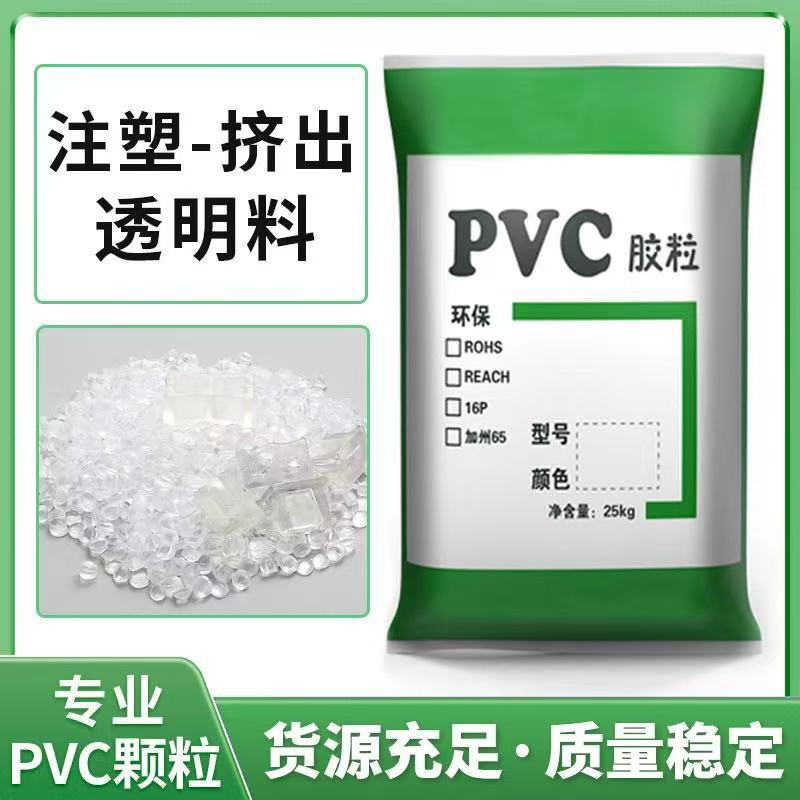 源头直销PVC塑料颗粒 软PVC透明料环保透明白底 高透PVC塑胶粒 度