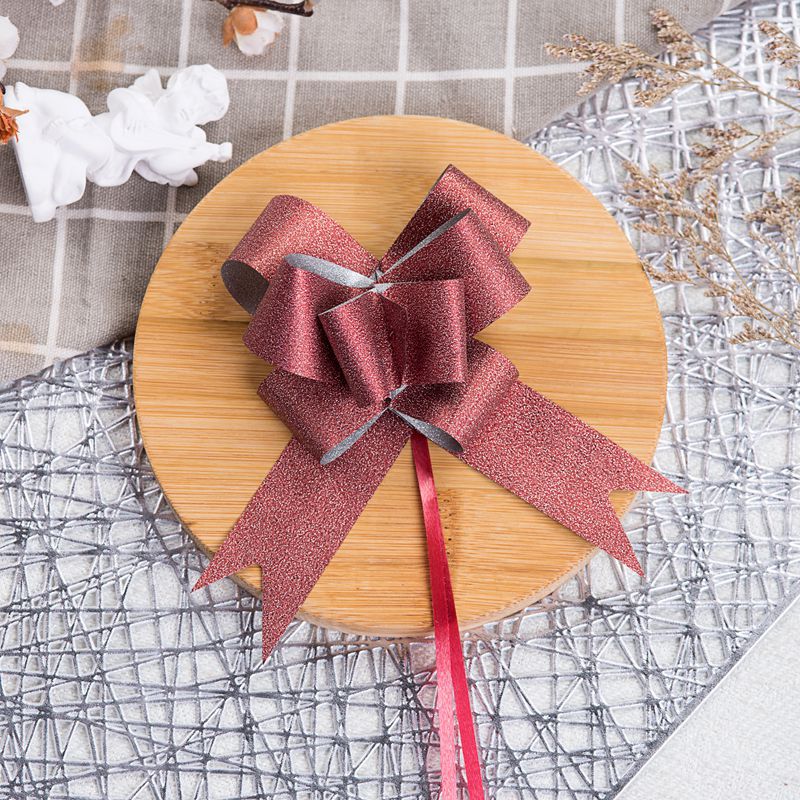 Envío libre 30 regalos de vacaciones embalaje Garland Glitter película guirnalda cristal guirnalda Navidad boda arco mano guirnalda