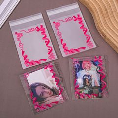 元のメーカーの枠感カラーテープopp包装写真は粘着袋から撮って包装袋の透明な自封袋を作る