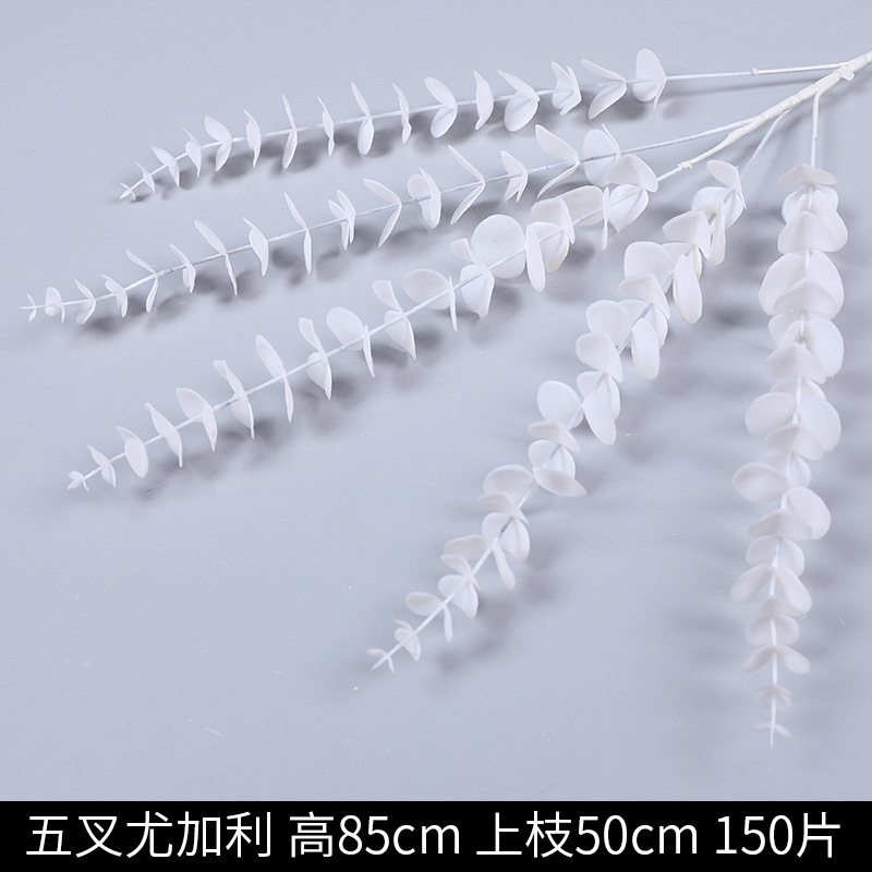 5 Tenedor de eucalipto de plástico