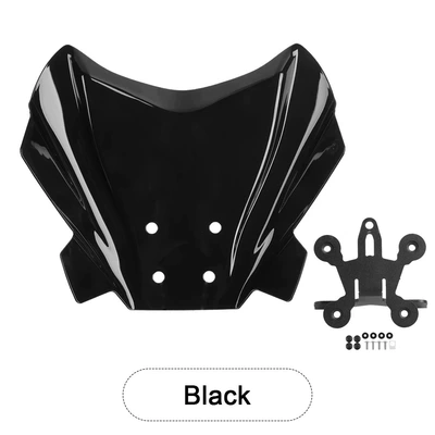 Applicable Benelli 502C 502C motorcycle windshield front windshield bracket 2019-2024 (Motorcycle front windshield) - black