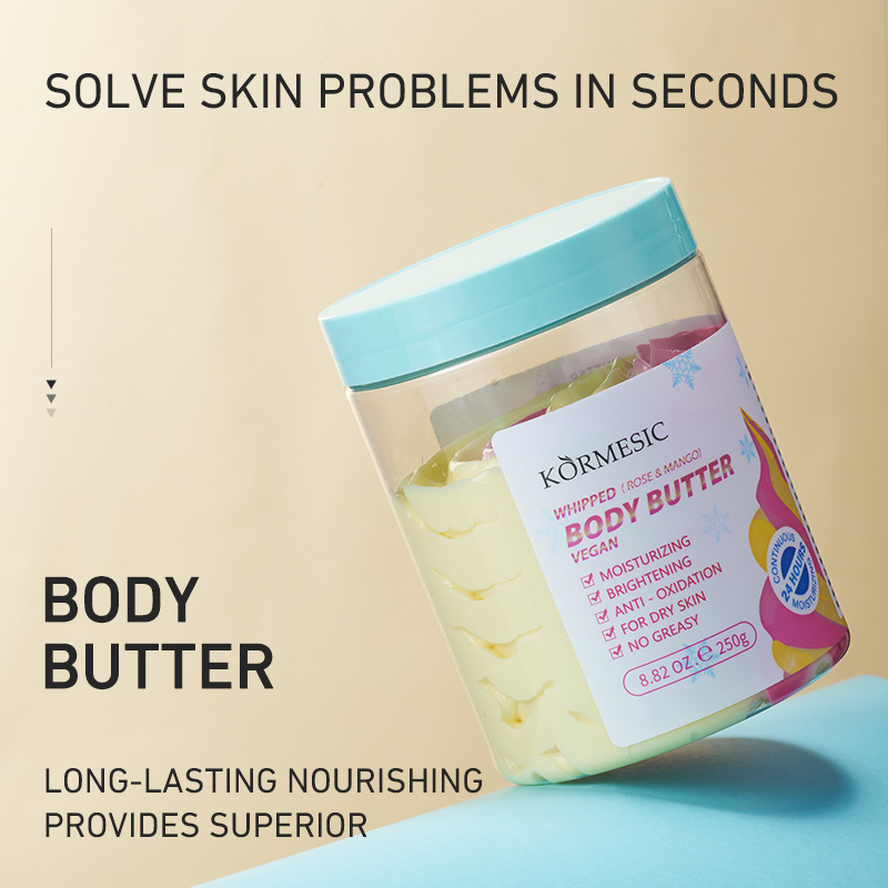 KORMESIC Two Color Body Butter Body Care Moisturizing 250g_voghion.com