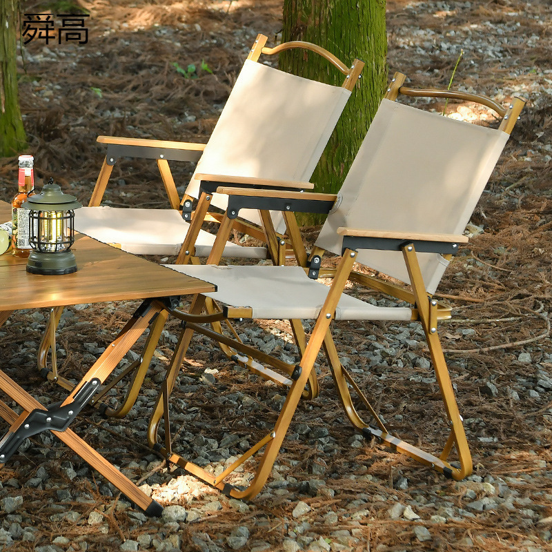 Outdoor Folding Chair Portable Camping Chair Outdoor Fishing Aluminum Alloy Stool Beach Picnic Camping Manufacturer