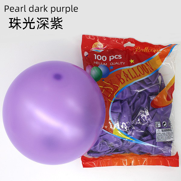 12 pulgadas Pearl Shiny Dark Purple