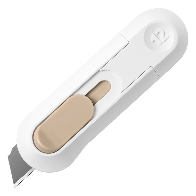 Deli neusai NS065 художественный нож Автоматический отскок sk5 Blade Light роскошный ветрозащитный нож для резки бумаги для распаковки портативный