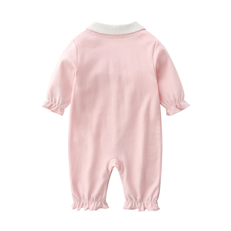 Luna Llena ropa de bebé hembra 6 meses recién nacido bebé mameluco primavera princesa primavera y verano 0-1 años bebé mono