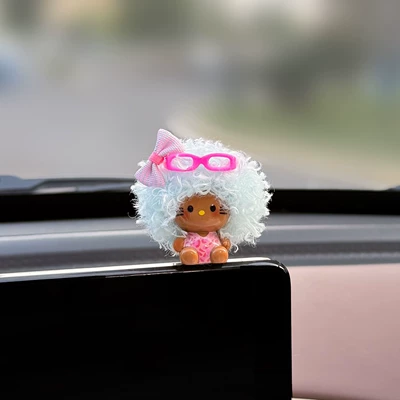 Car ornaments: Dashboard Display Screen Interior - seamless-installation-and-free-film-blue-afro-kt