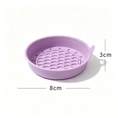 silicone car cup coaster, soft, Anti-slip mat - violet
