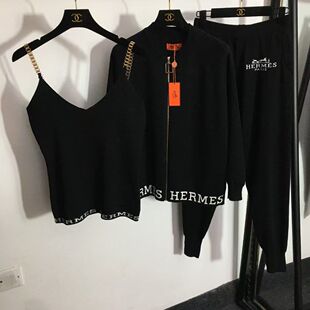 (Cross-border trading), T-shirt, brand trend set, Korean style, 3 piece set 2