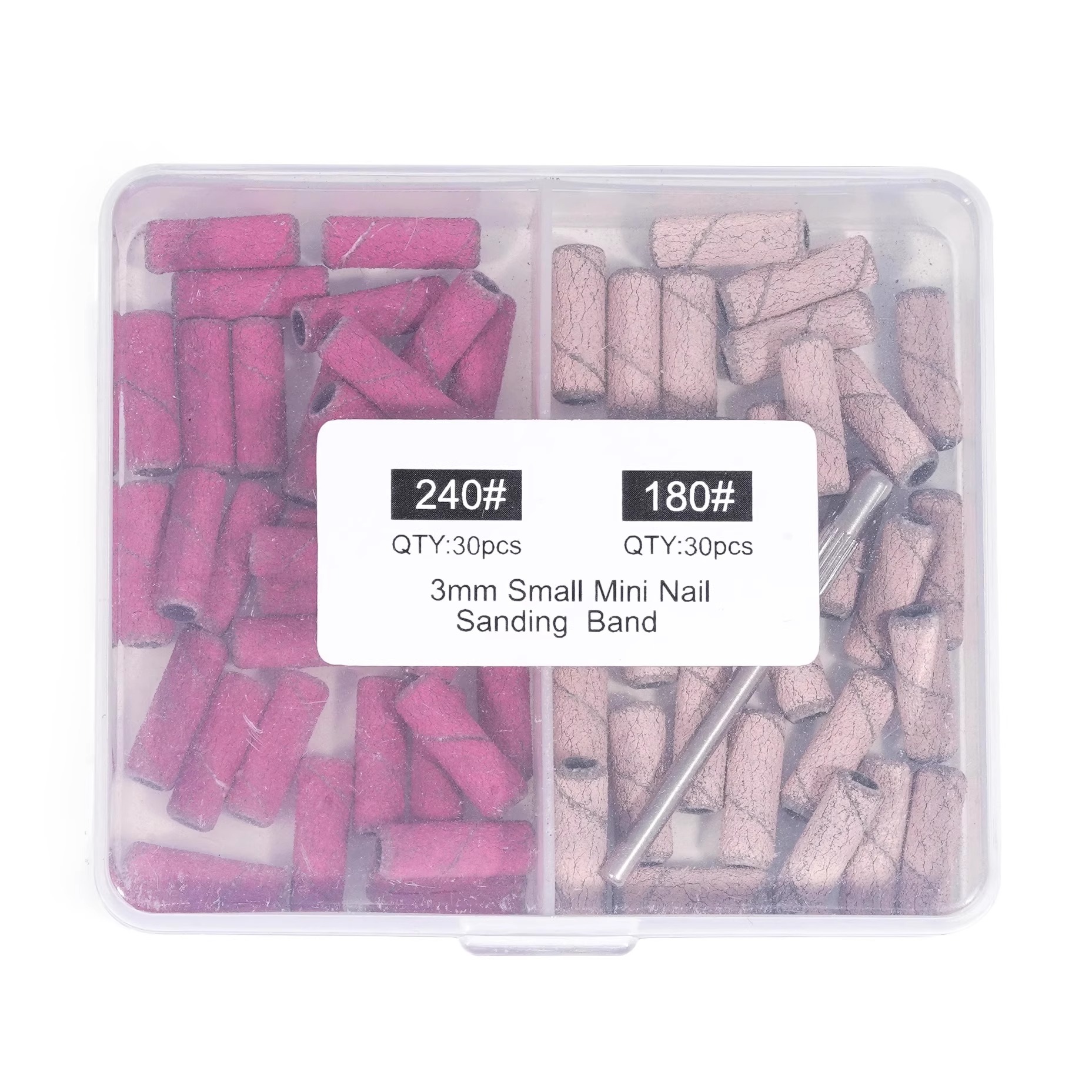 Mini anillo de arena pulido de uñas, eje de acero inoxidable de alta calidad, herramienta especial para tienda de uñas, anillo de arena resistente al desgaste de alta resistencia