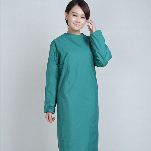 Waterproof surgical gown protective suit long-sleeved surgical robe waterproof cover gown surgical suit wear-resistant breathable quick-drying lightweight