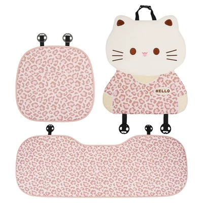 Seat cushion, seat cover: Cross-border leopard print car seat cushion