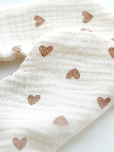 6 Layers of Cloth Fitted Baby Bibs Thickened Bibs for Boys and Girls to Prevent Spitting Milk 
