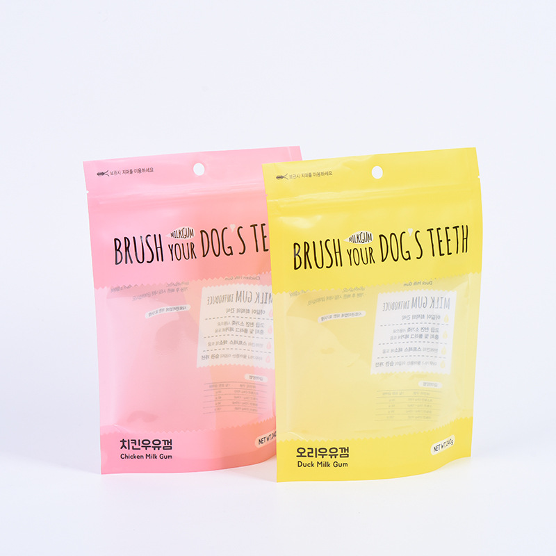 动物零食袋彩印 草莓牛奶粉袋子 益生菌配方羊奶粉袋可LOGO