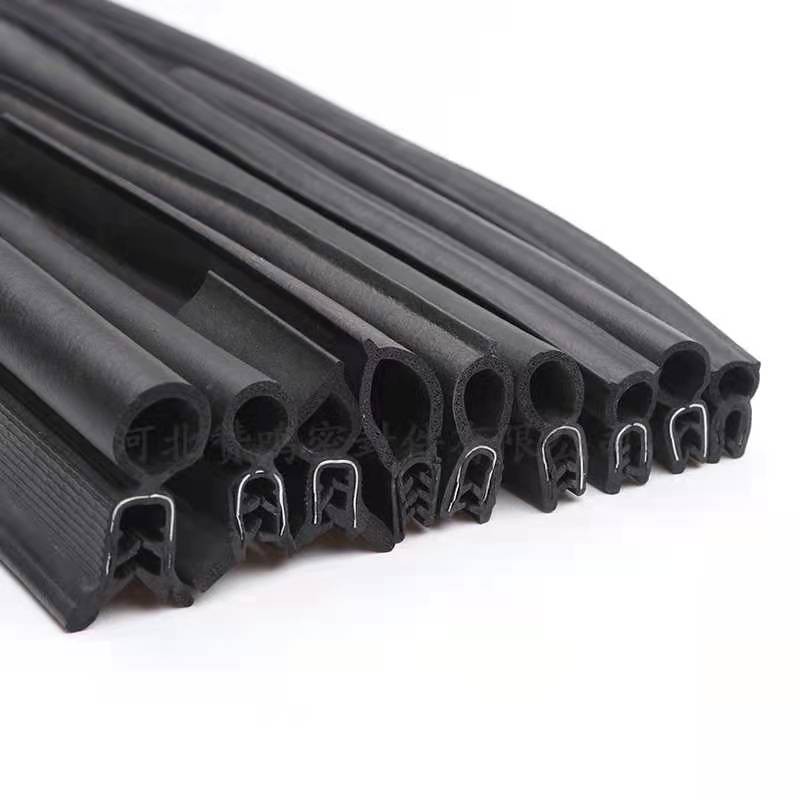 三元乙丙机柜汽车密封胶条侧顶泡钢带骨架配电箱 U型汽车中后门条