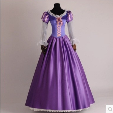 Halloween Adult Magic cosplay Rapunzel Princess Lepei Princess Purple Long Dress Prom Costume Halloween Adult Magic cosplay Rapunzel Princess Lepei Princess Purple Long Dress Prom Costume