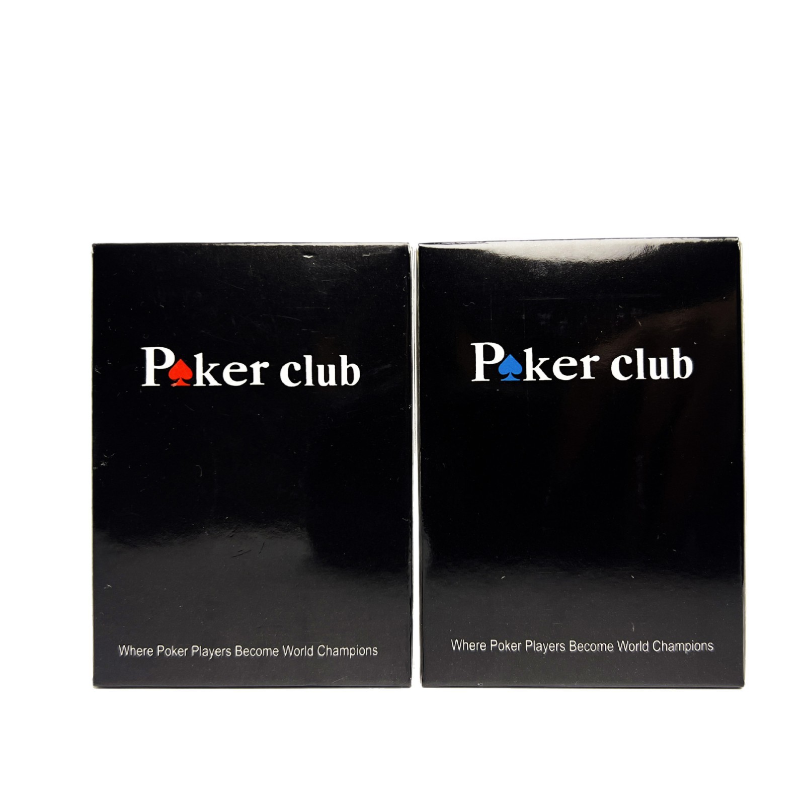 Las cartas de póquer de plástico esmerilado de tarjeta ancha de Texas se pueden lavar, impresión de caracteres grandes, póquer de PVC, rojo y negro, dos colores, comercio exterior opcional