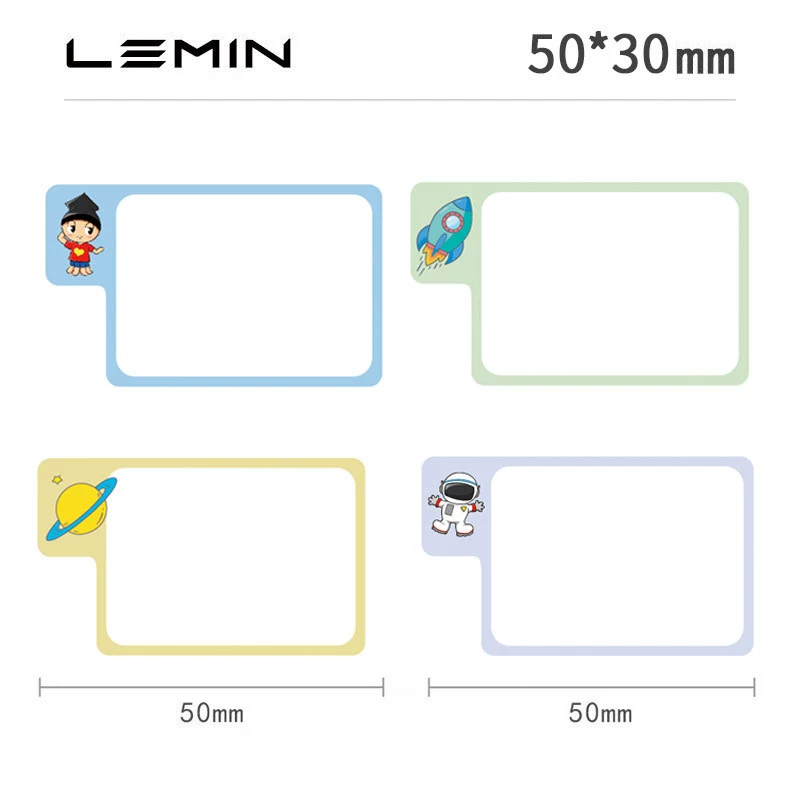 Handheld Label Printer LeMinyun 1S, Bluetooth Portable Thermal, 50×30 mm Support