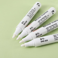 Oil-based waterproof quick-drying large-capacity Snier white marker large-head paint pen tire mark marker pen