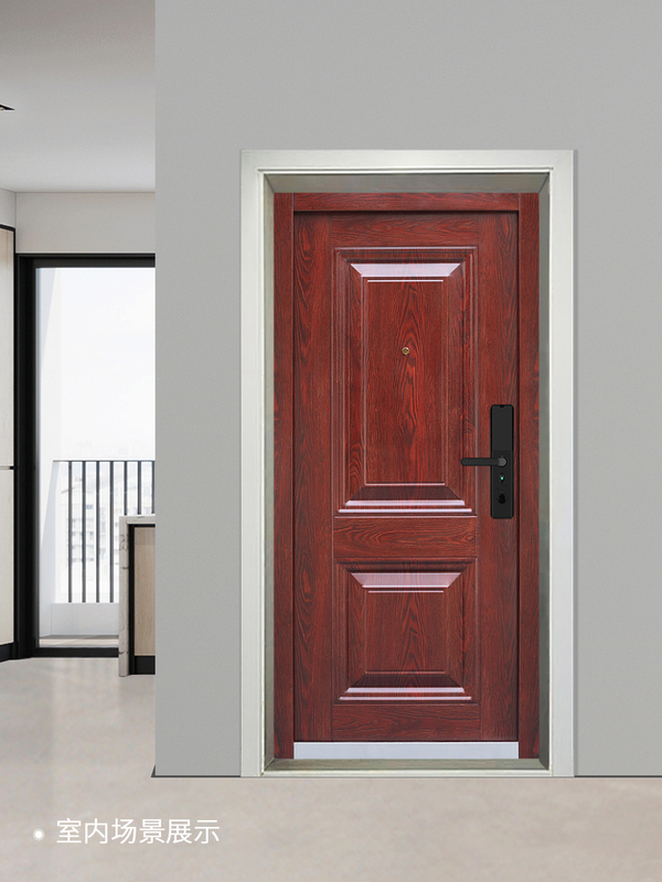 Anti-Theft Door for Home Entrance, Rental Room Interior Door, Main Door, Outward-Opening Double Door, Steel Material, Cross-Border