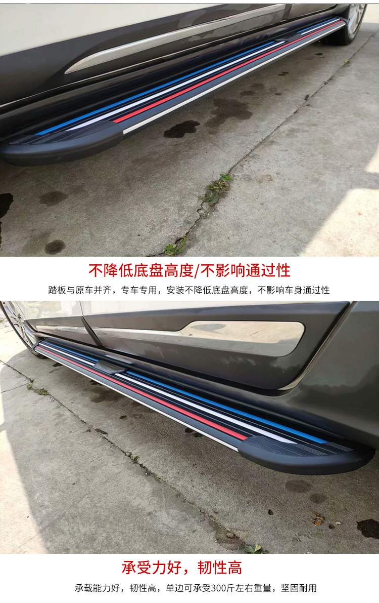 Suitable for 2009-2019 Highlander footrest welcome modification