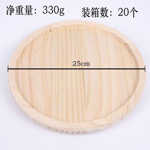 Original bamboo and wood color lazy sofa armrest tray portable foldable sofa armrest round tray sofa
