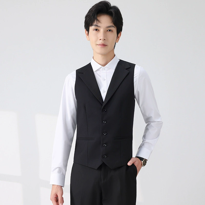 Костюм жилет плоский воротник мужские жилеты пригородные весенне-осенние профессиональные мужские комбинезоны бизнес-костюмы конюшни