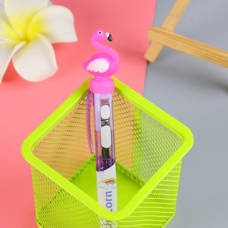 Bolígrafo de unicornio brillante creativo con luz, bolígrafo de góner divertido, bolígrafo de firma de regalo de premio personalizado para estudiantes